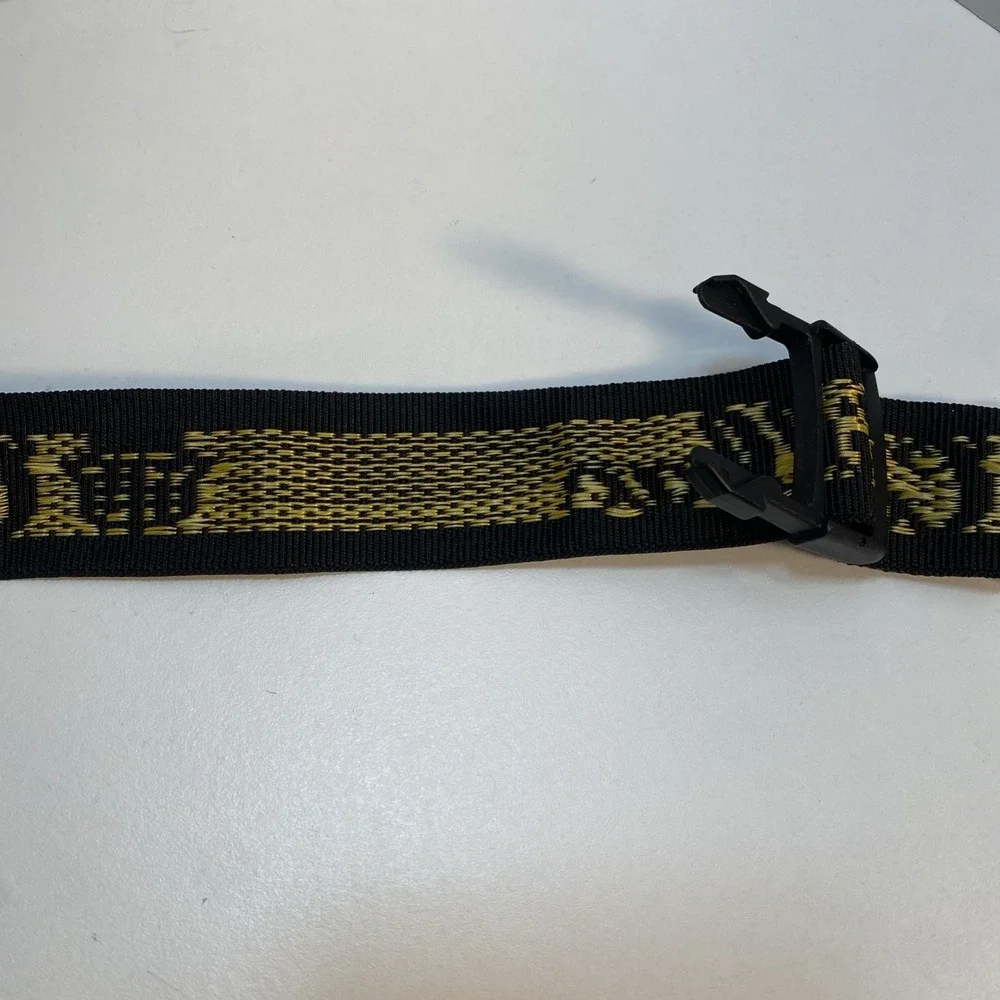 Cadillac Luggage Adjustable Strap Woven Logo Black Gold‎ Buckle Approx 70